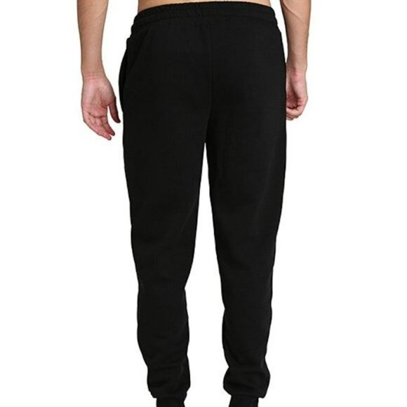 Loungehero Men's Black Pocket Joggers Drawstring Waist X Large - Picture 2 of 6